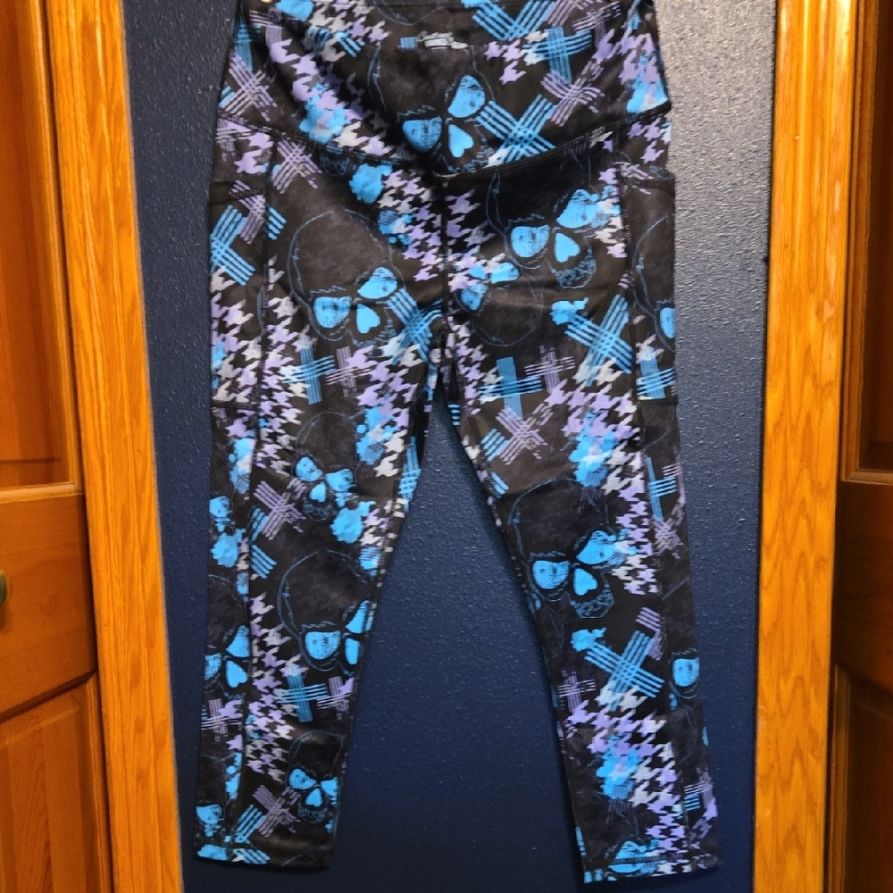 Retired Constantly Varied Gear Kids Leggings - Black, Blue, and Purple